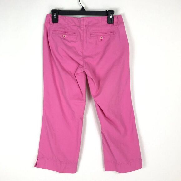 Lilly Pulitzer Palm Beach Fit Crop / Capri Pants Women's Size 2 Pink Cotton - Picture 2 of 10